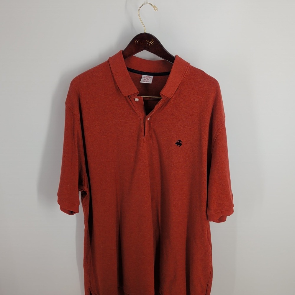 Brooks Brothers Original Fit Performance Pullover‎ Polo Shirt Red Size 2XL